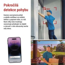 GoSmart Venkovní bateriová kamera IP-1200 WASP s WiFi a solárním panelem