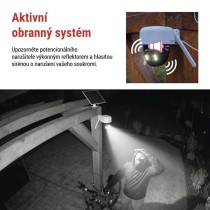 GoSmart Venkovní bateriová kamera IP-1200 WASP s WiFi a solárním panelem