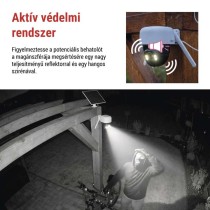 GoSmart Kültéri akkumulátoros kamera IP-1200 WASP wifivel és napelemmel