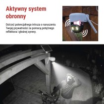 GoSmart Kamera zewnętrzna IP-1200 WASP z WiFi, akumulatorem i panelem solarnym