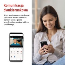 GoSmart Kamera zewnętrzna IP-1200 WASP z WiFi, akumulatorem i panelem solarnym