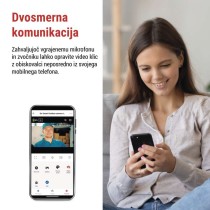 GoSmart Zunanja baterijska kamera IP-1200 WASP z WiFi in solarnim panelom