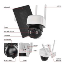 GoSmart Outdoor IP Kamera mit WiFi und Solarpanel IP-1200 WASP, batteriebetrieben