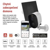 GoSmart Venkovní bateriová kamera IP-1150 SNAP s WiFi a solárním panelem