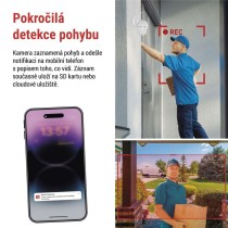 GoSmart Venkovní bateriová kamera IP-1150 SNAP s WiFi a solárním panelem
