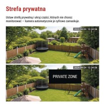 GoSmart Kamera zewnętrzna IP-1150 SNAP z WiFi, akumulatorem i panelem solarnym