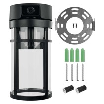 GoSmart Rotierende Outdoor IP Kamera mit WiFi und Licht IP-1300 LANTERN, schwarz