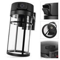 GoSmart Rotierende Outdoor IP Kamera mit WiFi und Licht IP-1300 LANTERN, schwarz