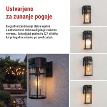 GoSmart Zunanja vrtljiva kamera in svetilo IP-1300 LANTERN, z WiFi, črna