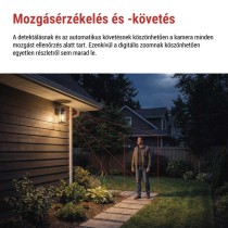 GoSmart Wifis kültéri forgatható kamera IP-1300 LANTERN világítással, fekete