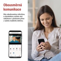 GoSmart Venkovní otočná kamera IP-1300 LANTERN s WiFi a světlem, černá