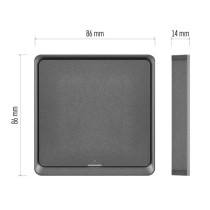 GoSmart Portabler Szenenschalter IP-2001ZB, ZigBee 3.0, 1 Taste
