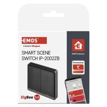 GoSmart Portabler Szenenschalter IP-2002ZB, ZigBee 3.0, 2 Tasten