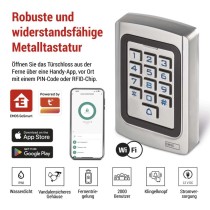 GoSmart Metall Codeschloss IP-006AX, WiFi