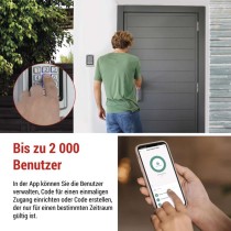 GoSmart Metall Codeschloss IP-006AX, WiFi