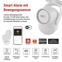 GoSmart Alarm IP‑126L GUARDIAN mit Bewegungsmelder, 6× Tür-/Fenstersensor, WLAN