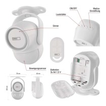 GoSmart Alarm IP‑126L GUARDIAN mit Bewegungsmelder, 6× Tür-/Fenstersensor, WLAN