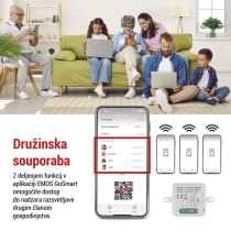 GoSmart stikalni modul IP-2101SZ, ZigBee, 1-kanalni