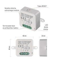GoSmart stikalni modul IP-2101SZ, ZigBee, 1-kanalni