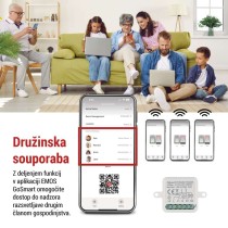 GoSmart stikalni modul IP-2102SZ, ZigBee, 2-kanalni