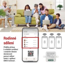GoSmart modul spínací IP-2101SW, WiFi, 1-kanálový