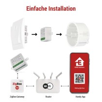 GoSmart Dimm-Modul IP-2111DZ, ZigBee, 2-kanal