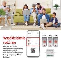 GoSmart moduł do sterowania bramą garażową IP-2131SW, WiFi