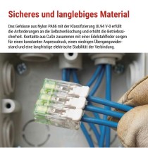 Hebelklemme 4 mm2, 10 Stk
