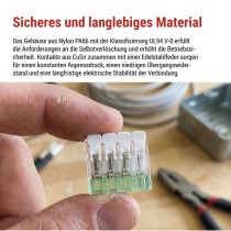 Hebelklemme 4 mm2, 10 Stk