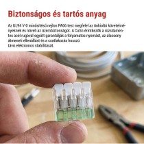 Karos vezetékösszekötő 4 mm2, 10 szt