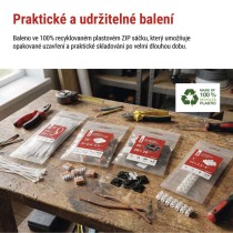 Páčková spojovací svorka 4× 0,2–4 mm2, 10 ks