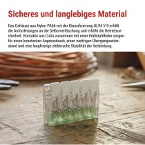 Hebelklemme 4 mm2, 10 Stk