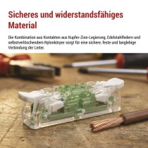 Inline-Hebelklemme 2× 0,2–4 mm2, 10 Stk