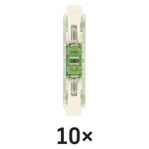 Egyenes karos vezetékösszekötő 2× 0,2–4 mm2, 10 szt