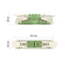 Egyenes karos vezetékösszekötő 2× 0,2–4 mm2, 10 szt
