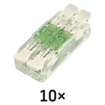 Egyenes karos vezetékösszekötő 4× 0,2–4 mm2, 10 szt