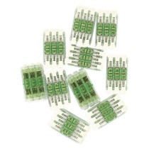 Egyenes karos vezetékösszekötő 6× 0,2–4 mm2, 10 szt