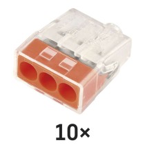 Rugós sorkapocs 3×0,5, 10 szt