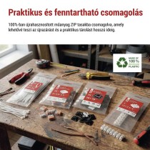 Rugós sorkapocs 3×0,5, 10 szt