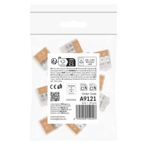 Rugós sorkapocs 3×0,5, 10 szt