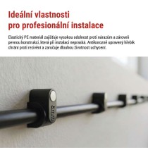 Kabelová příchytka 6 mm, černá, 50 ks