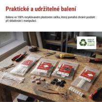 Kabelová příchytka 8 mm, černá, 50 ks