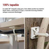 Öntapadó talp 3M 20×20, fehér, 25 szt