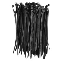 Kábelkötöző 100×2,5, fekete, 100 szt