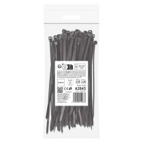 Kábelkötöző 150×3,5, fekete, 100 szt