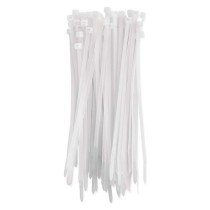 Kábelkötöző 200×4,8, fehér, 100 szt