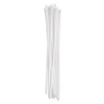 Kábelkötöző 450×7,6, fehér, 25 szt