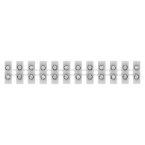 Svorkovnice 12x6,0 mm bílá, 10 ks