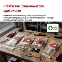Listwa zaciskowa 2,5–4mm2, biała