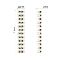 Sorkapocs 2,5–4mm2, fehér